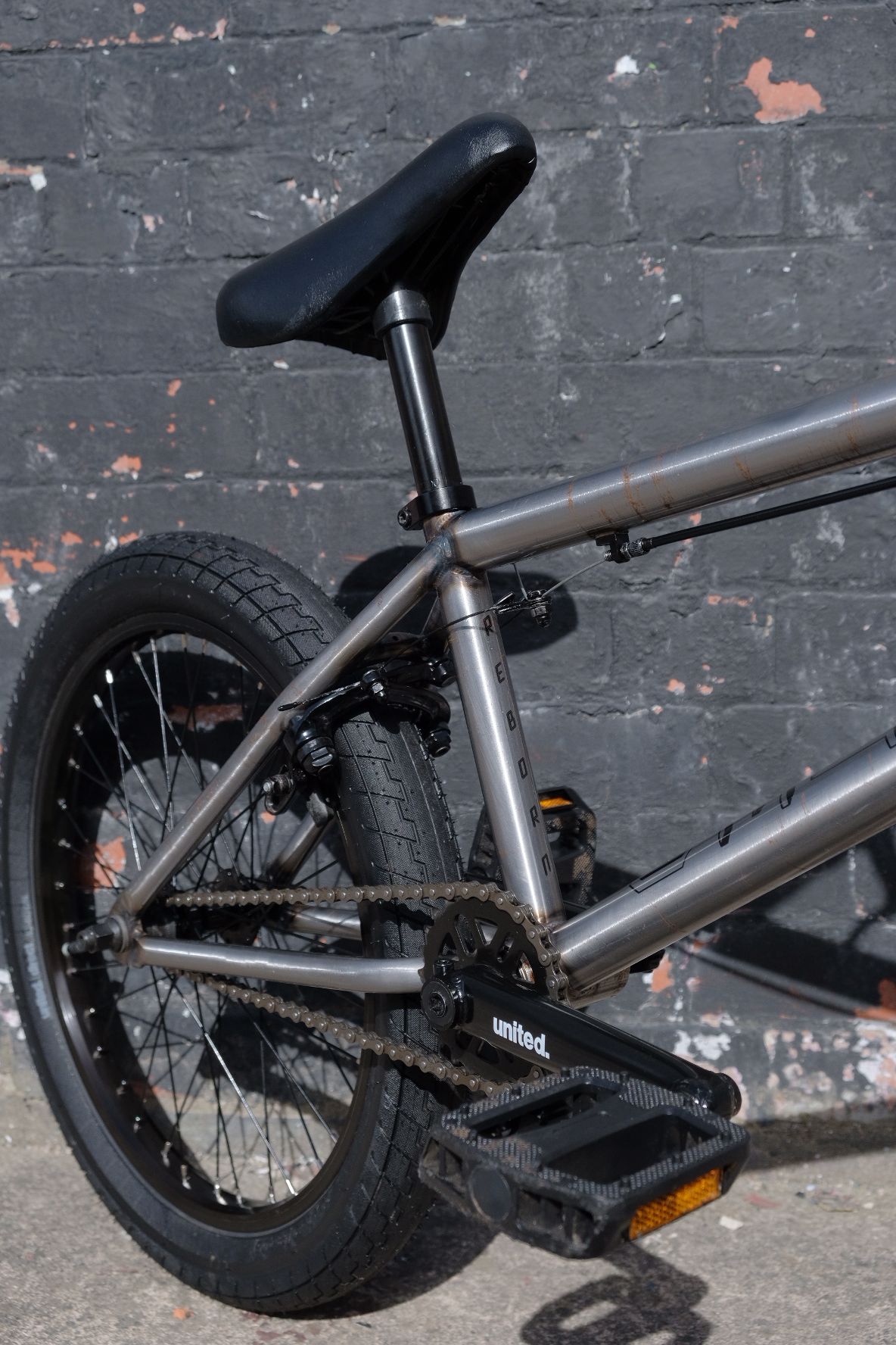 United Reborn Complete BMX Bike - Gloss Clear (Second Hand