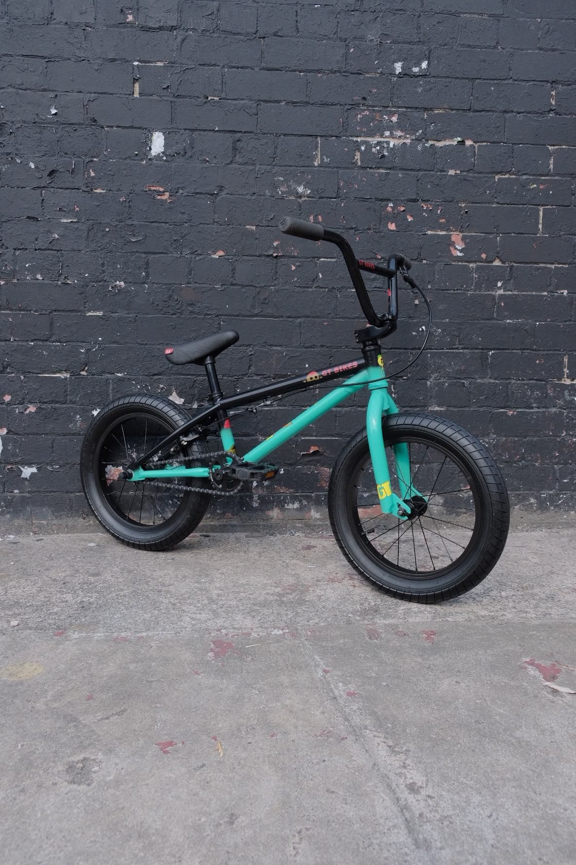 GT Performer 16" Complete BMX Bike - Black/Green (Second Hand)
