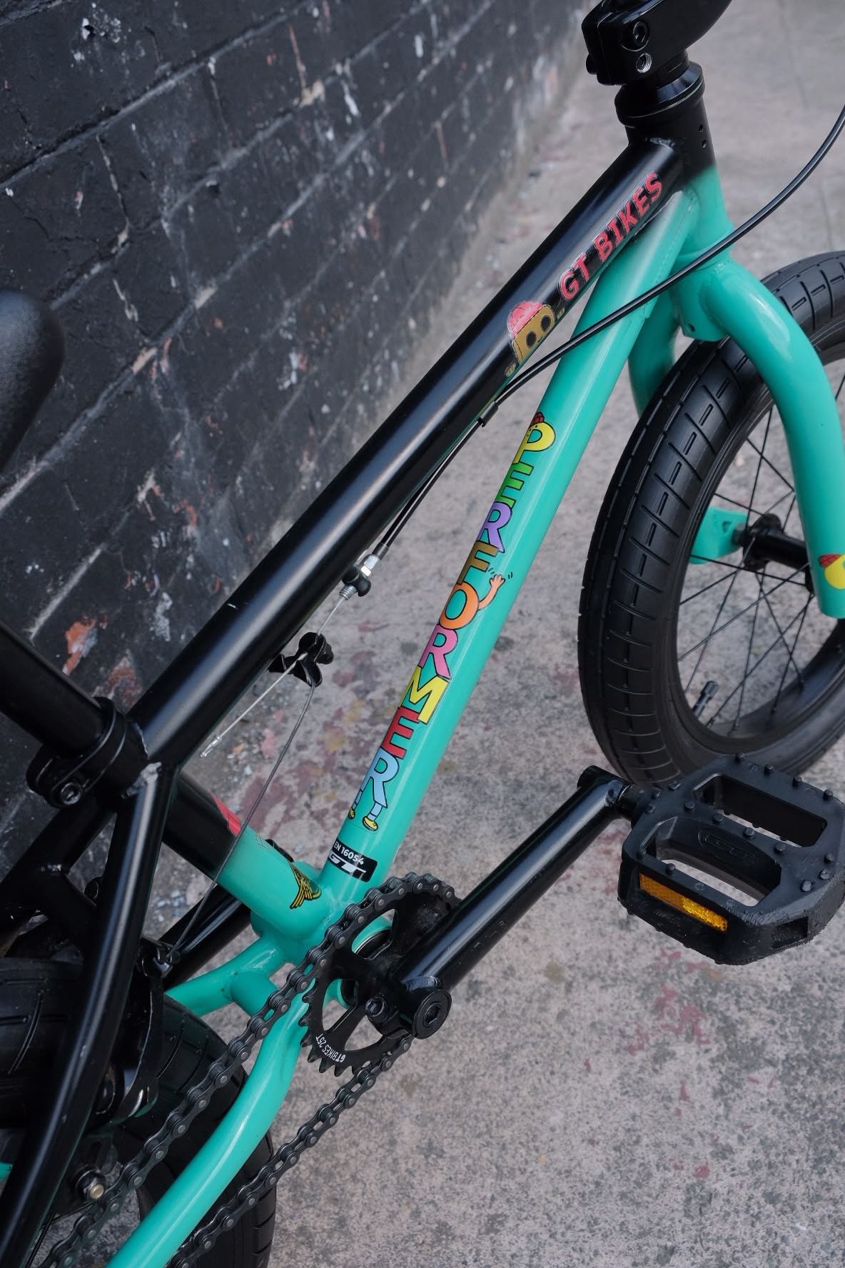 GT Performer 16" Complete BMX Bike - Black/Green (Second Hand)