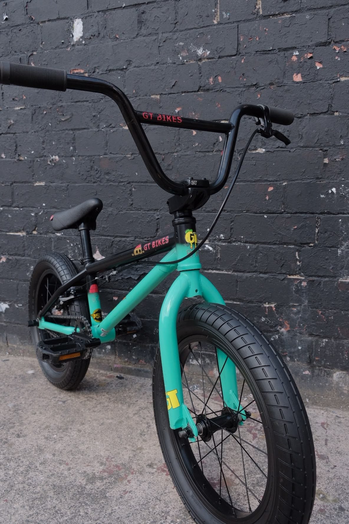 GT Performer 16" Complete BMX Bike - Black/Green (Second Hand)