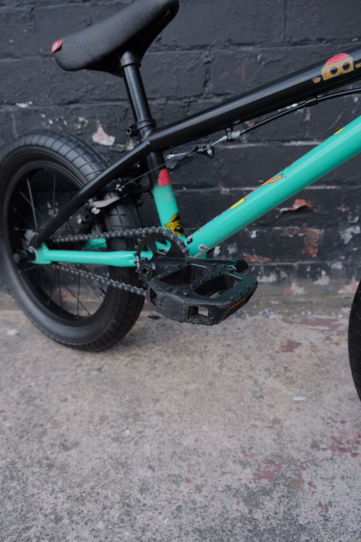 GT Performer 16" Complete BMX Bike - Black/Green (Second Hand)