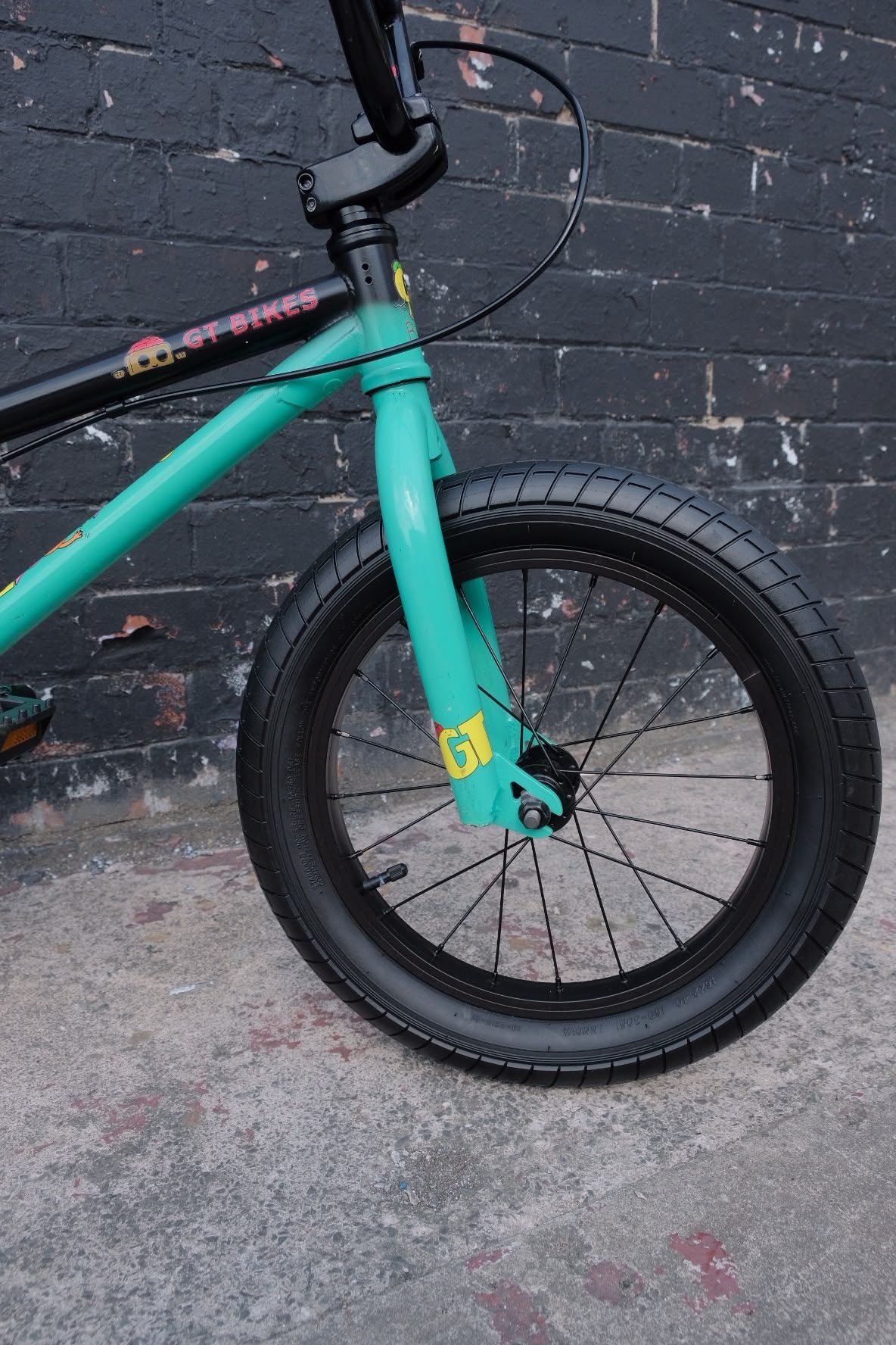 GT Performer 16" Complete BMX Bike - Black/Green (Second Hand)