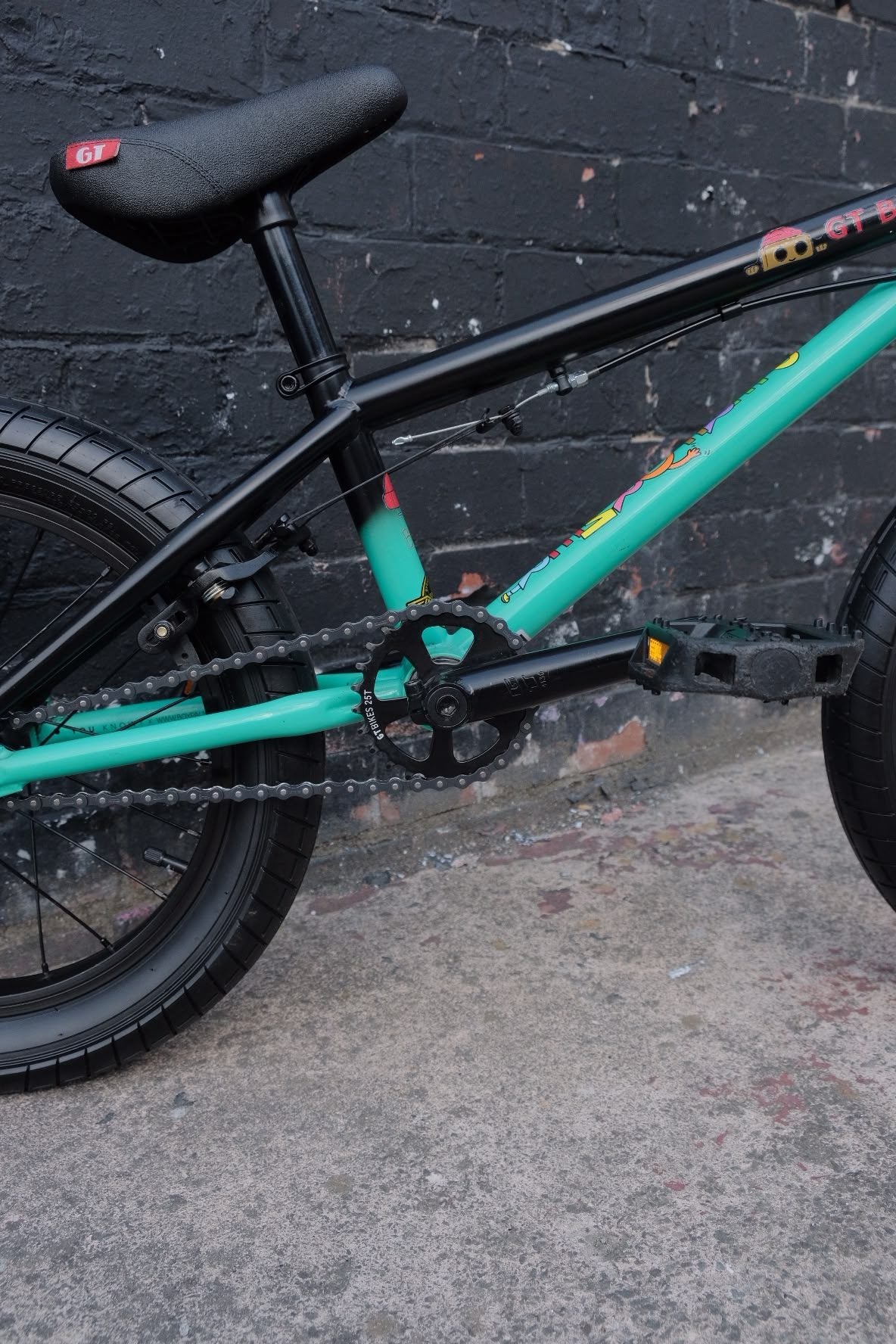GT Performer 16" Complete BMX Bike - Black/Green (Second Hand)