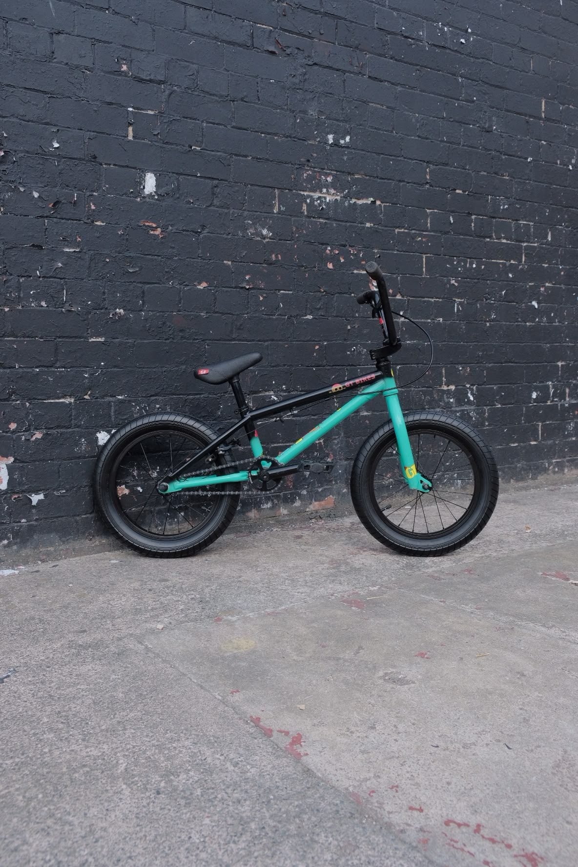 GT Performer 16" Complete BMX Bike - Black/Green (Second Hand)