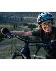 AH1 35 - Title MTB Black Alloy Handlebar Mounted On Trail Bike Casey Brown
