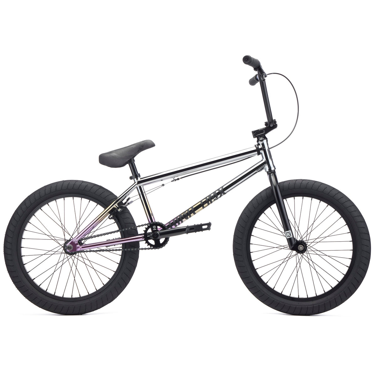 Kink 2027 Launch Bike - Liquid Chrome complete BMX bike