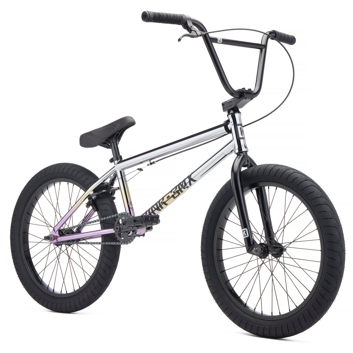 Kink 2027 Launch Bike - Liquid Chrome complete BMX bike - view 2