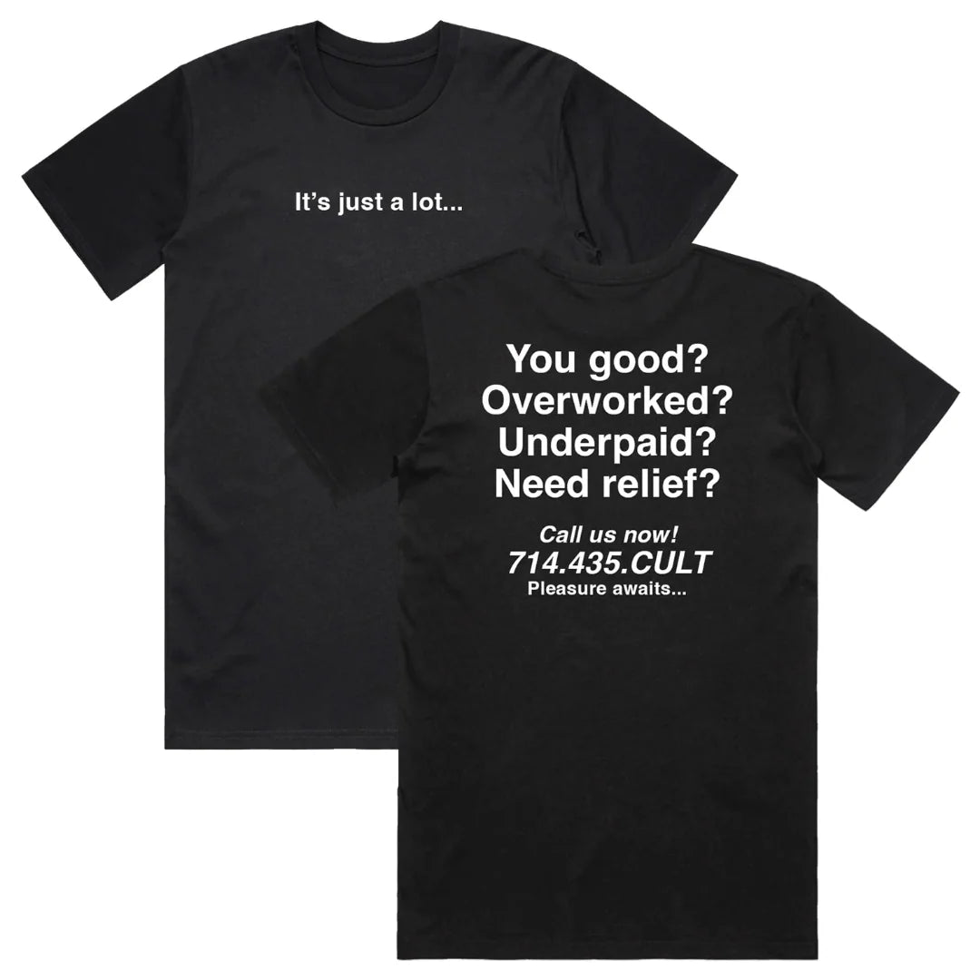 Cult Just A Lot T-Shirt - Black