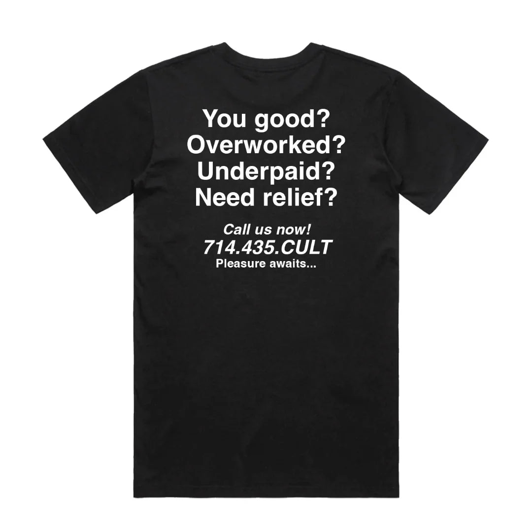 Cult Just A Lot T-Shirt - Black