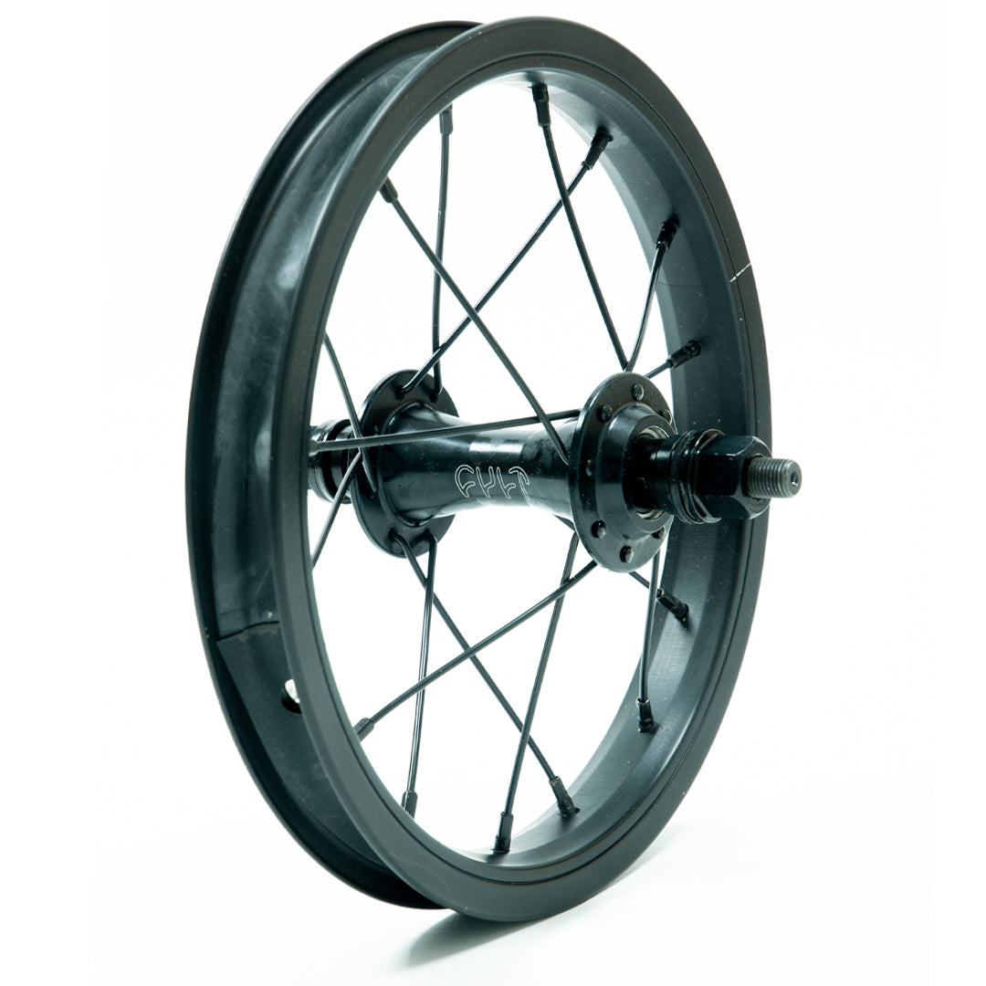 Cult Juvi 12" Front Wheel - Black 10mm (3/8")