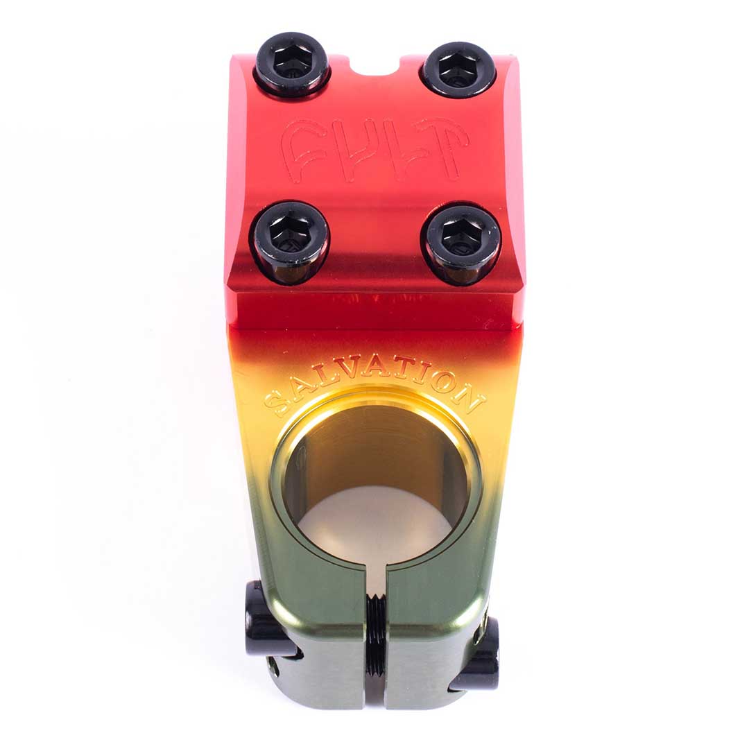 Cult Salvation V4 Top Load Stem - Rasta
