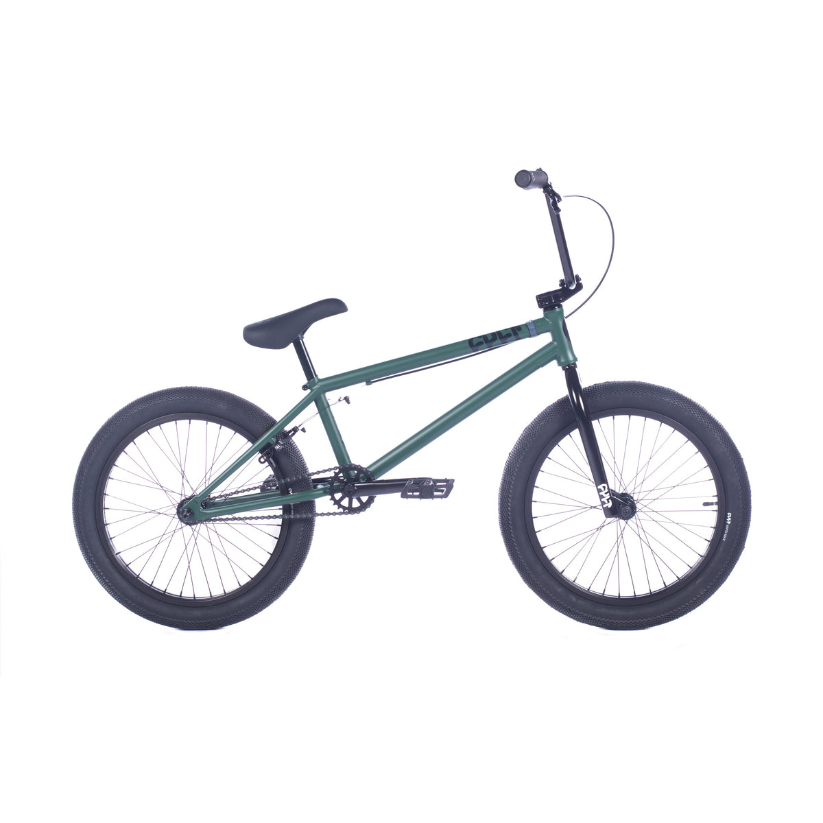 Cult Gateway BMX Bike - Green With Black Parts 20.5"