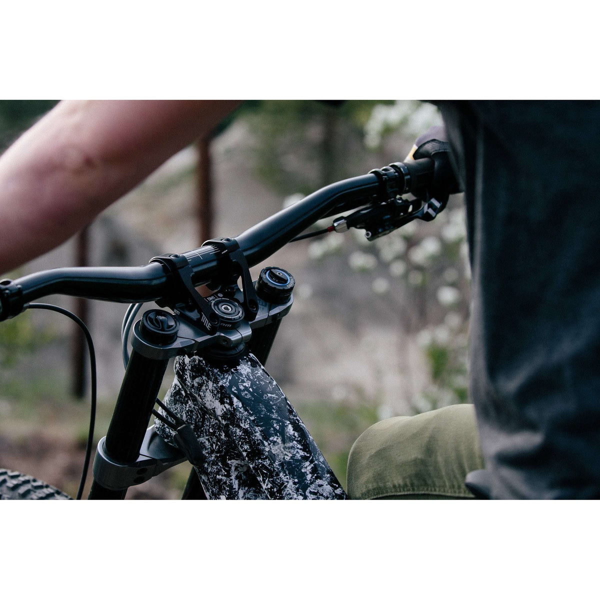 DM1 35 - Title MTB Downhill Mountain Bike Tripe Clamp Mount Stem