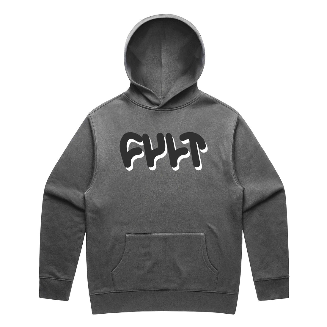 Cult BMX Drop Shadow Hoodie - Faded Black