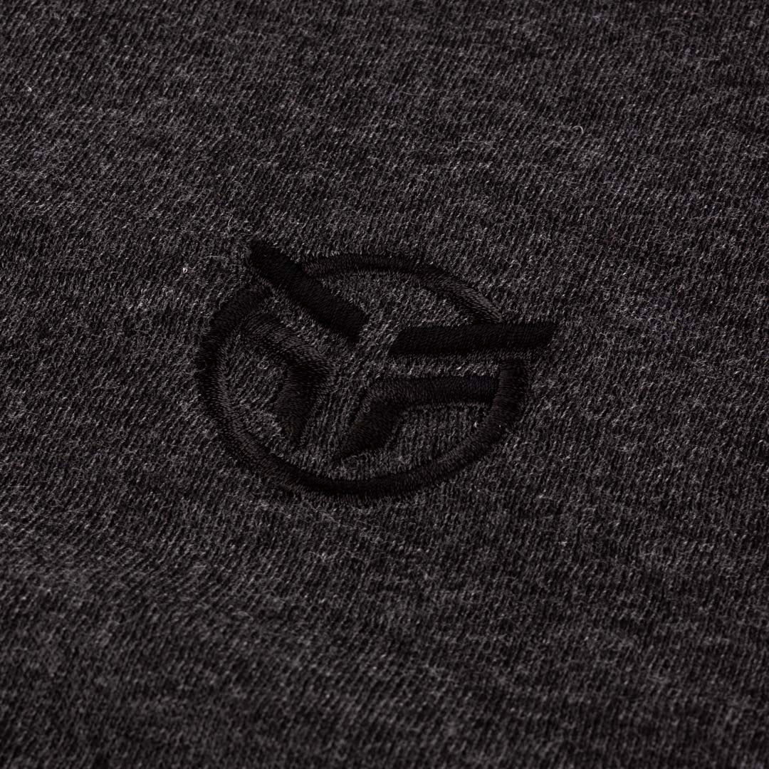 Federal Embroidered Crew Sweatshirt - Grey/Black