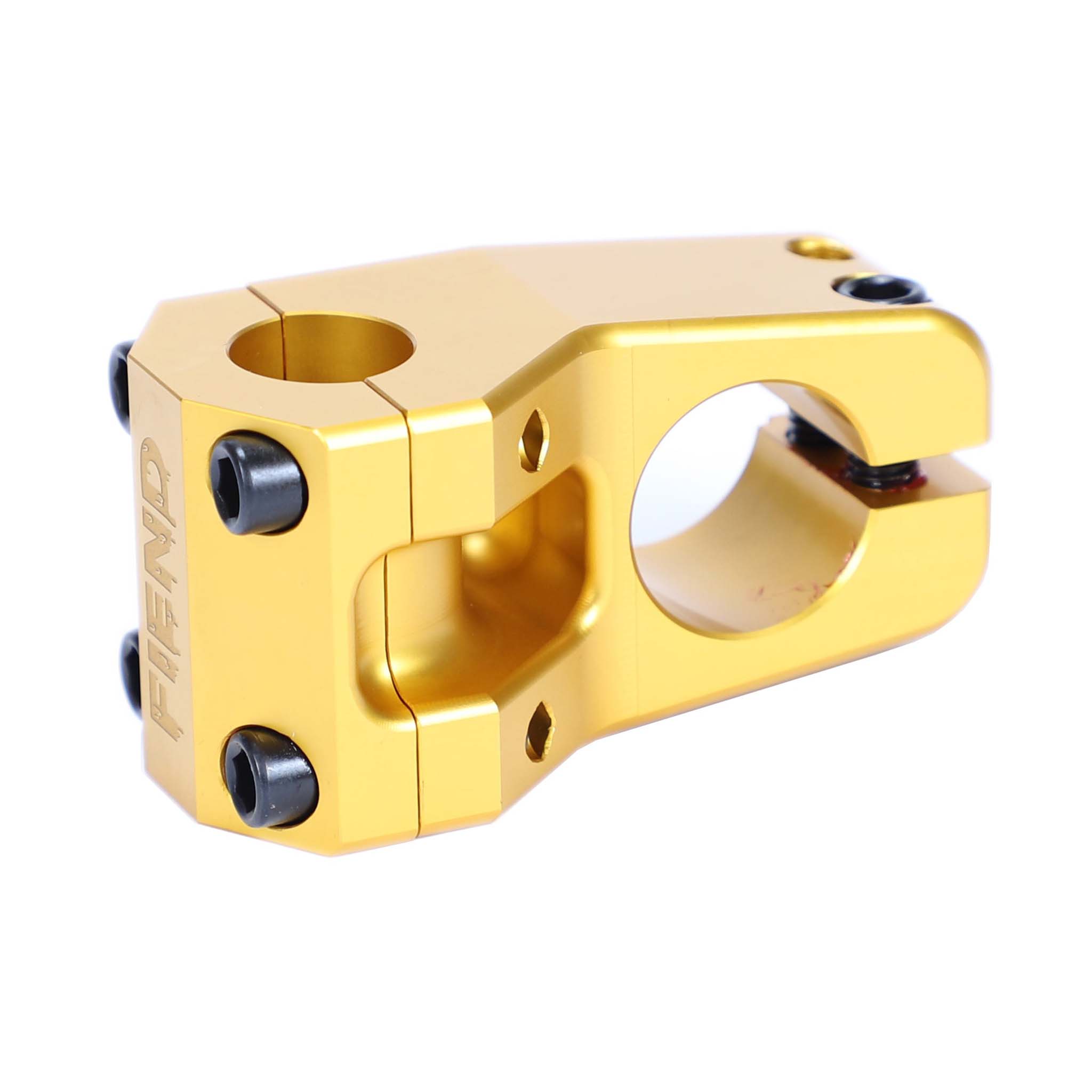 パーツ FIEND REYNOLDS V4 STEM 48mm Fiend Reynolds V4 Front Load Stem - Matt Gold 48mm Reach | Waller BMX