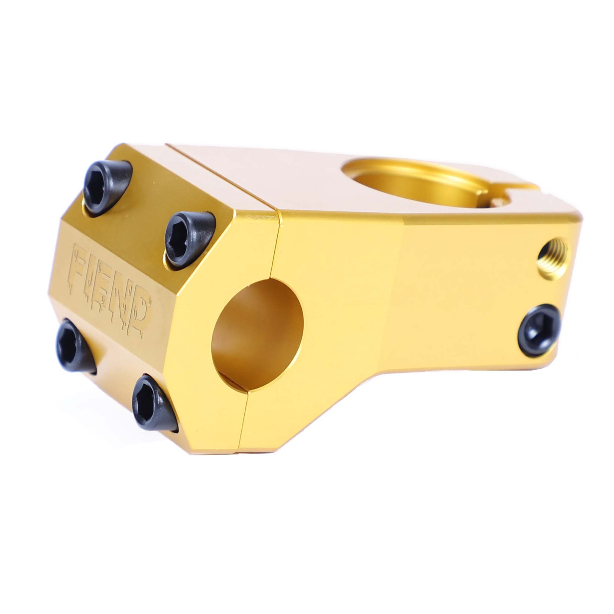 パーツ FIEND REYNOLDS V4 STEM 48mm Fiend Reynolds V4 Front Load Stem - Matt Gold 48mm Reach | Waller BMX