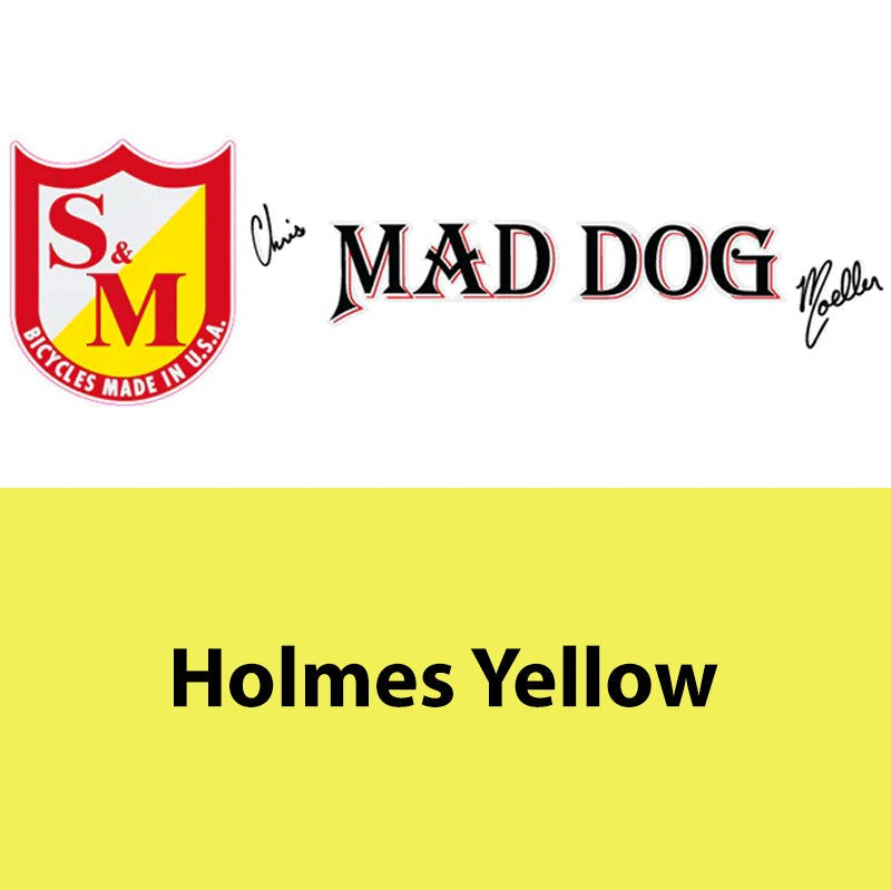 S&M Mad Dog Frame Holmes Yellow - Waller BMX