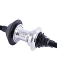 Cult RHD Hybrid Hub - Polished Silver 9 Tooth