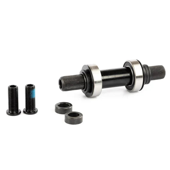 KHE Mid Bottom Bracket With 48 Spline Axle - Black 19mm