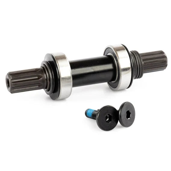 KHE Mid Bottom Bracket With 8 Spline Axle - Black 19mm