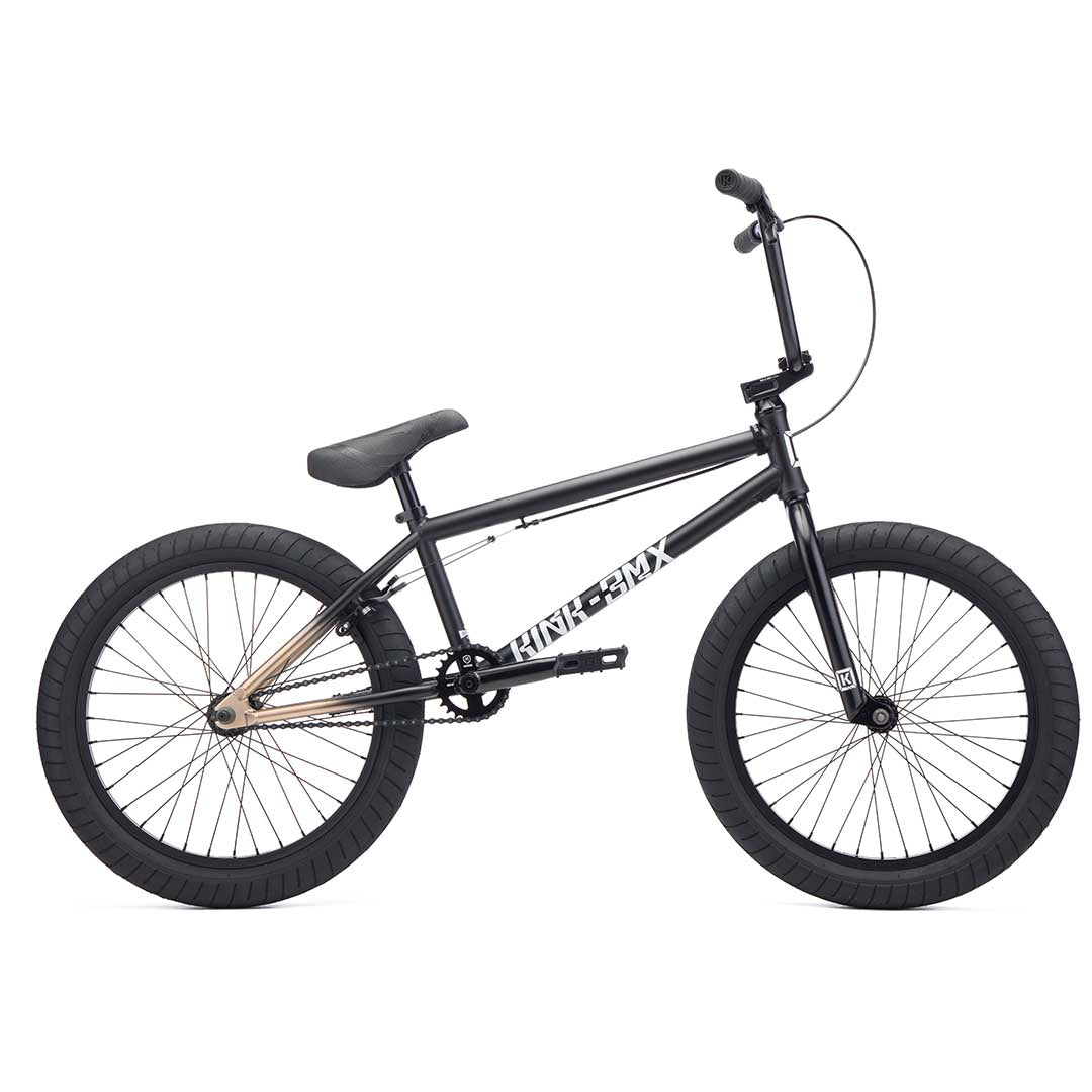 Kink 2027 Launch Bike - Black Gold complete BMX bike