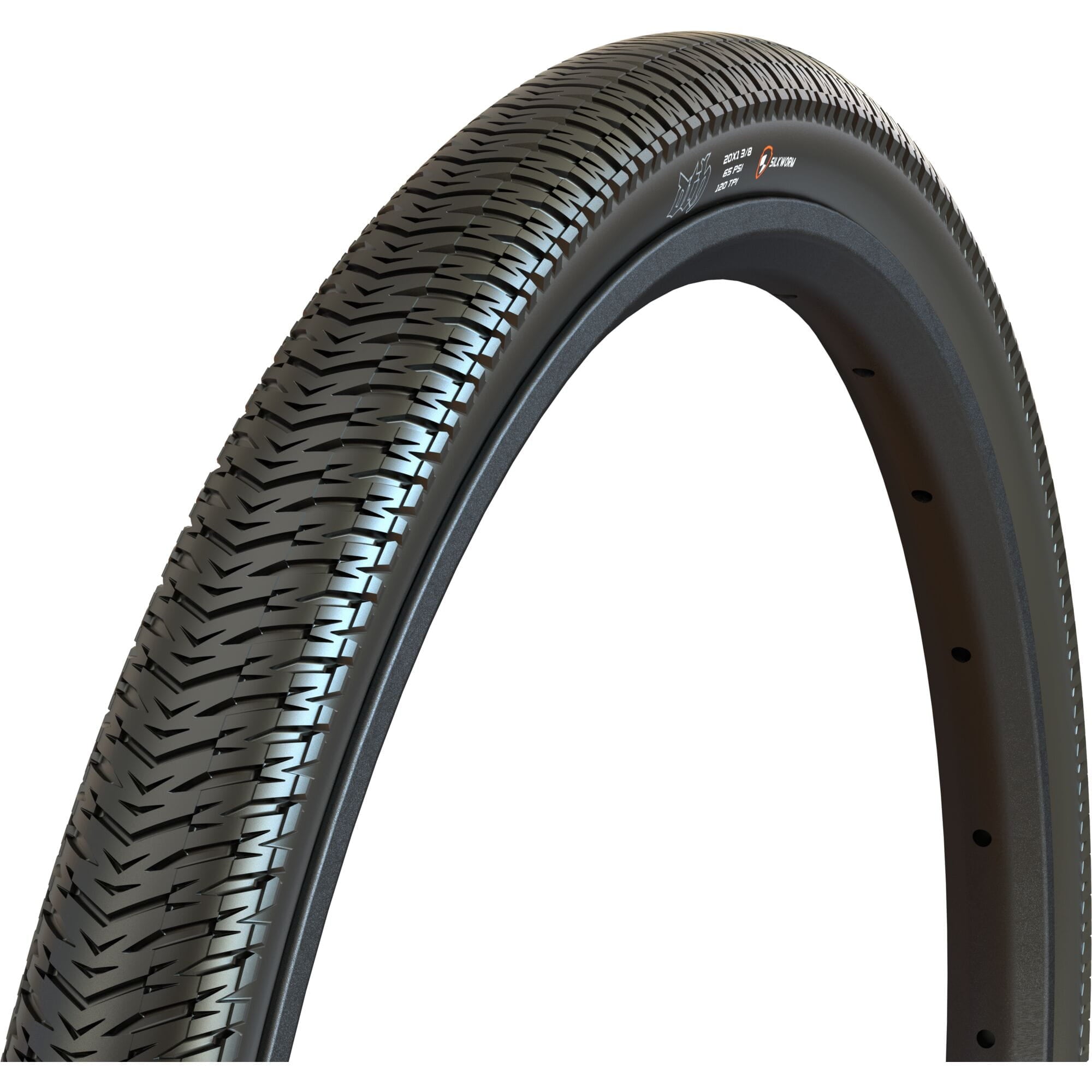 Maxxis DTH Wire Dual Compound Silkworm BMX Tyre - 20 x 1 3/8"