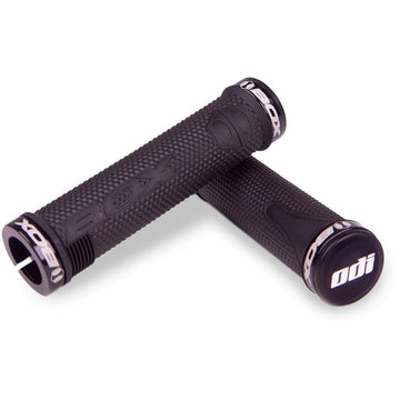 ODI BOX Lock-On Flangeless Grips - Black 130mm