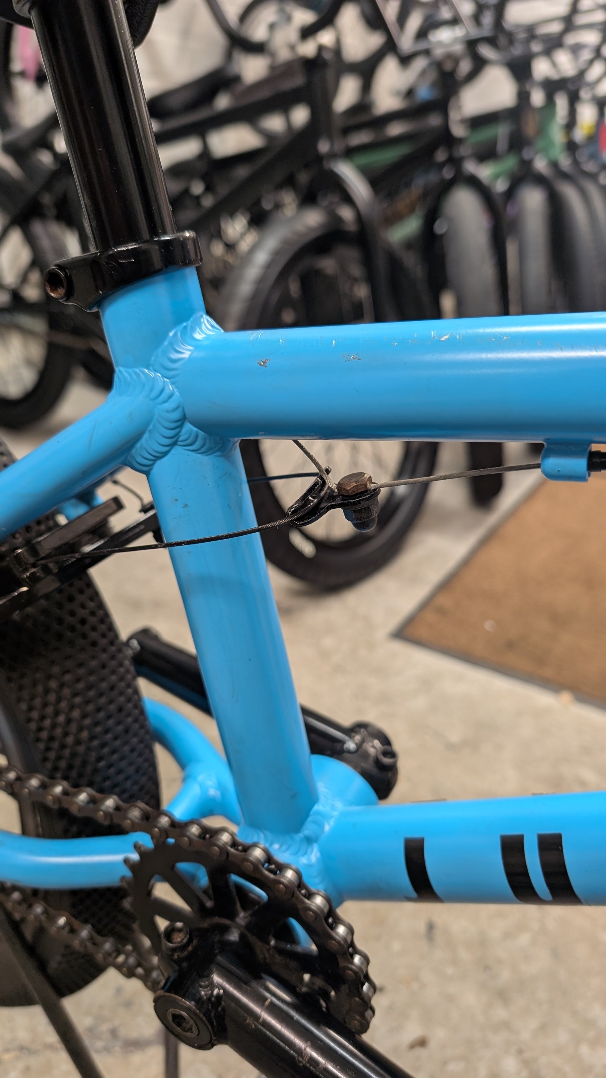 Cult Juvenile 18&quot; BMX Bike Blue - Second Hand