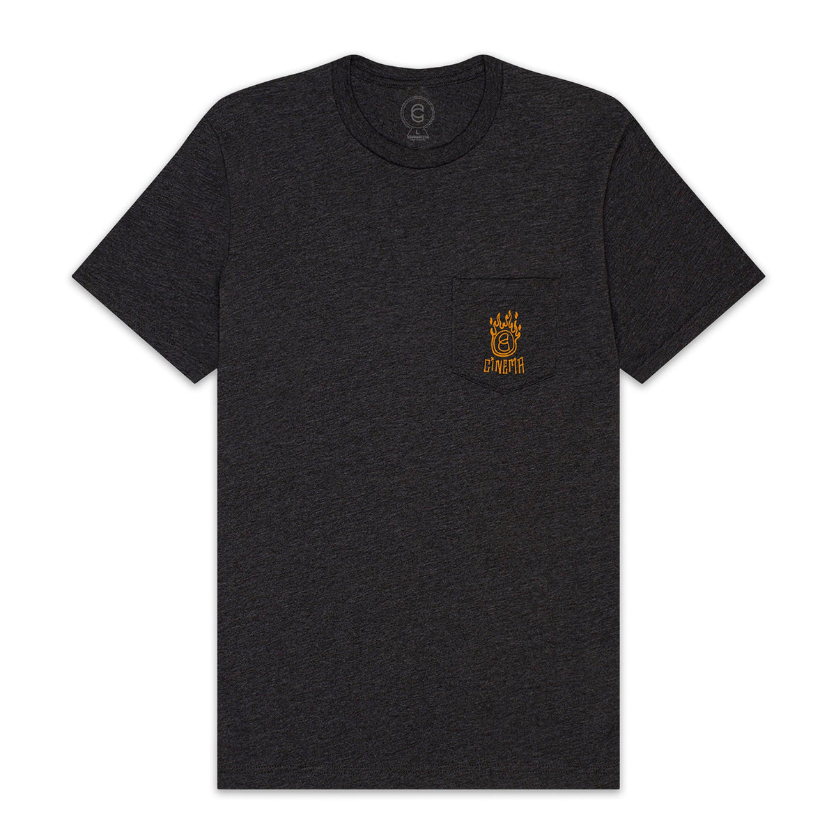 Cinema Burner Pocket T-Shirt - Dark Heather Grey