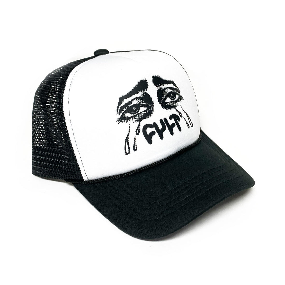 Cult So Sad Trucker Cap - White And Black