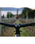 ST1 31.8 - Title MTB 31mm Mountain Bike Stem Shown On Mountain Bike From Riders Perspective