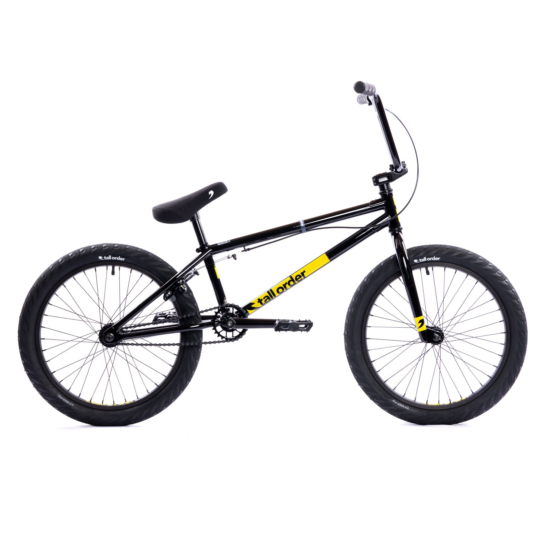 Tall Order Ramp Large Bike - Gloss Black 21" - Waller BMX