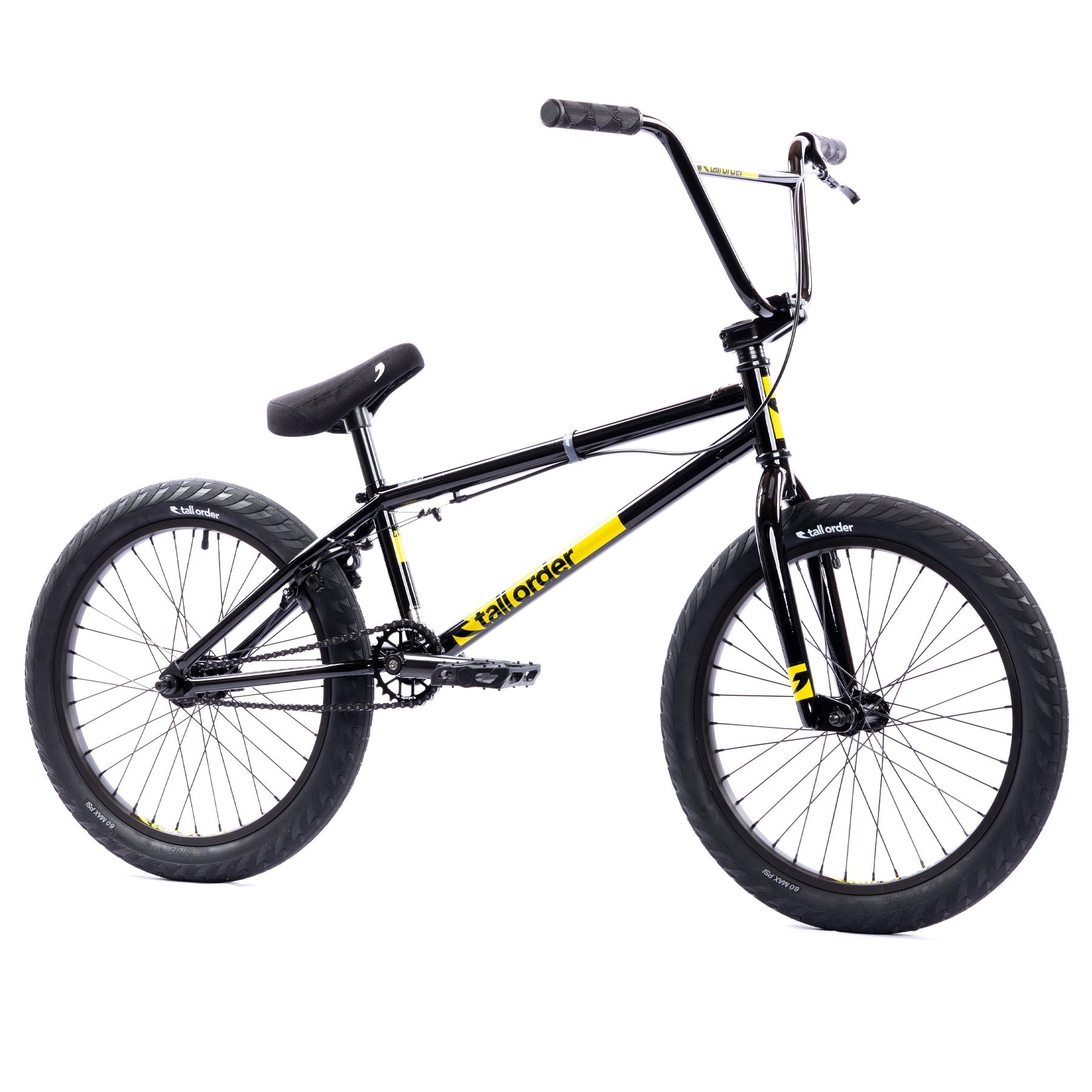 Tall Order Ramp Large Bike - Gloss Black 21" - Waller BMX