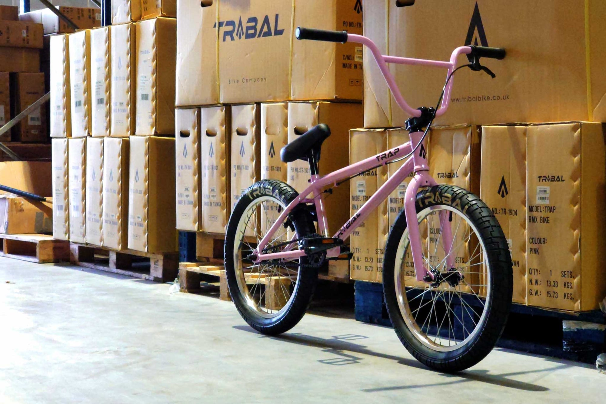 Tribal Trap 20" Complete BMX Bike - Pink