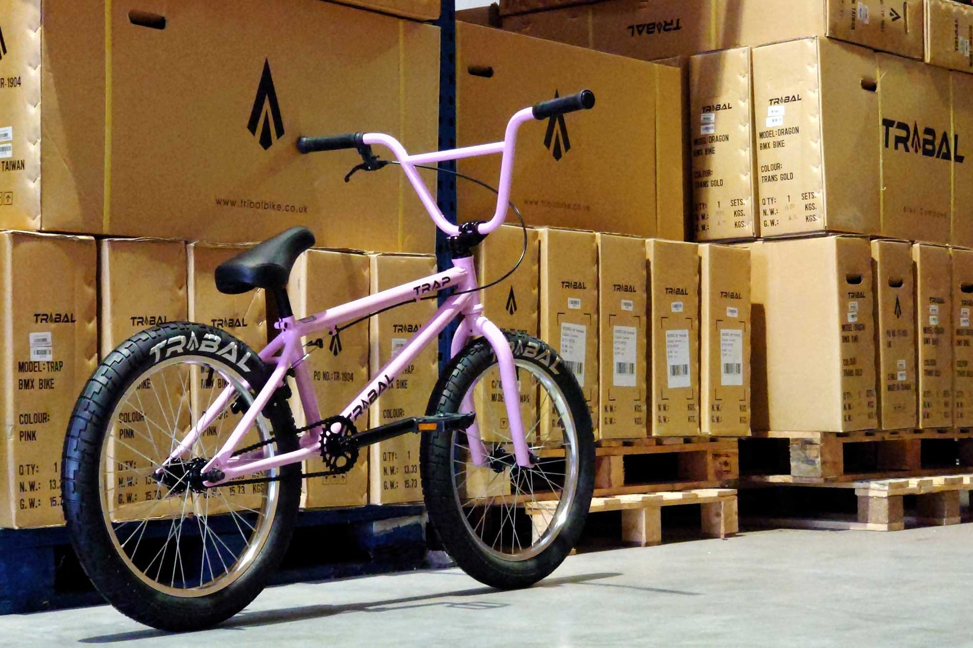 Tribal Trap 20" Complete BMX Bike - Pink