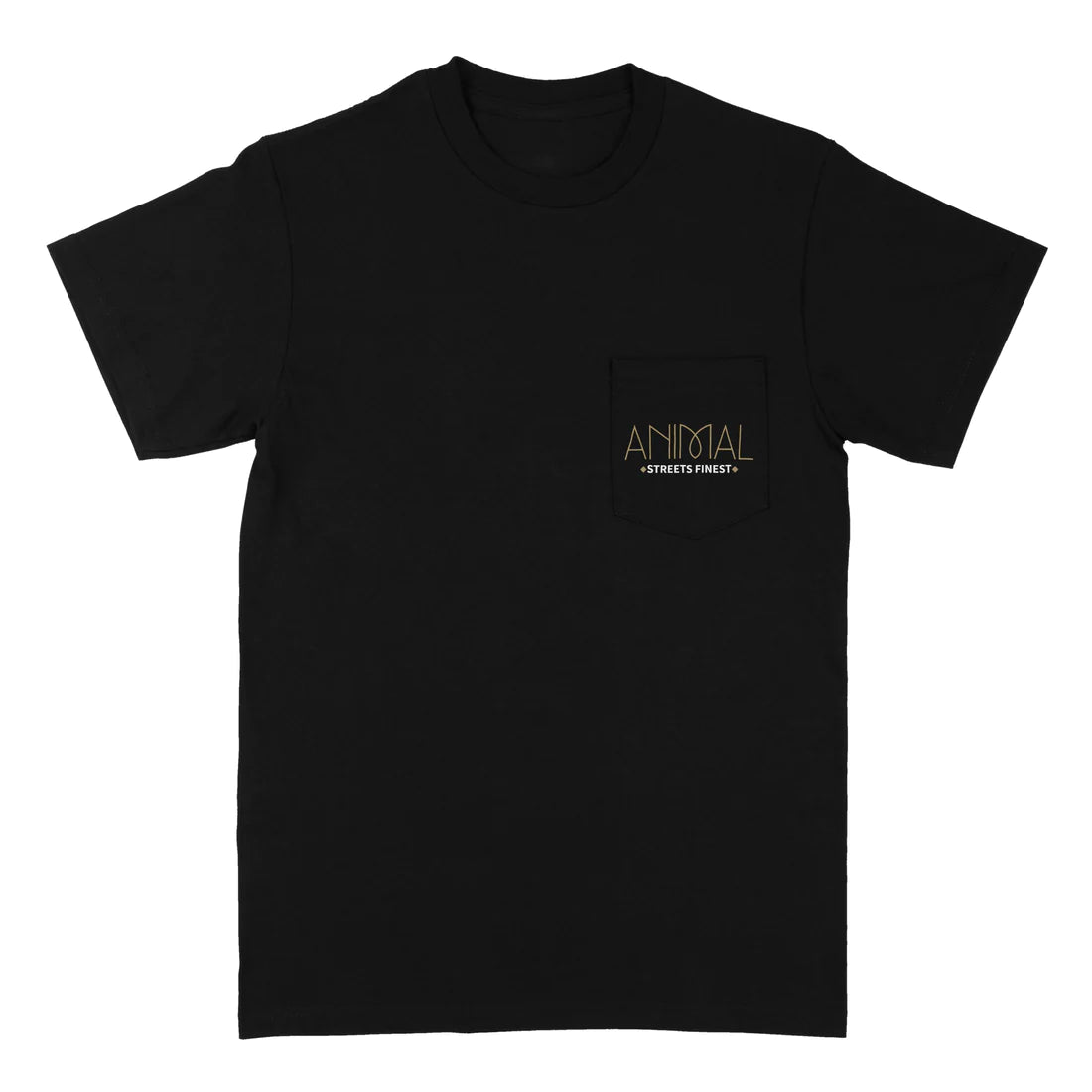 Animal Fine Line T-Shirt Black - Waller BMX