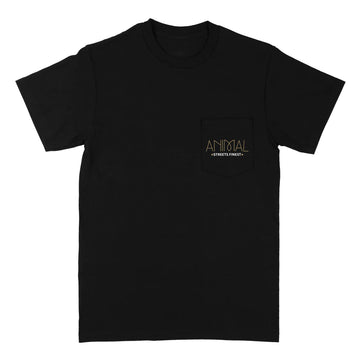 Animal Fine Line T-Shirt Black