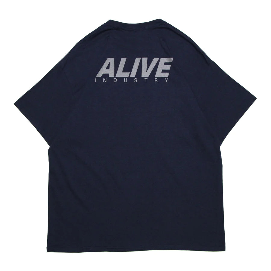 Alive 22 Logo T-Shirt Navy - Waller BMX