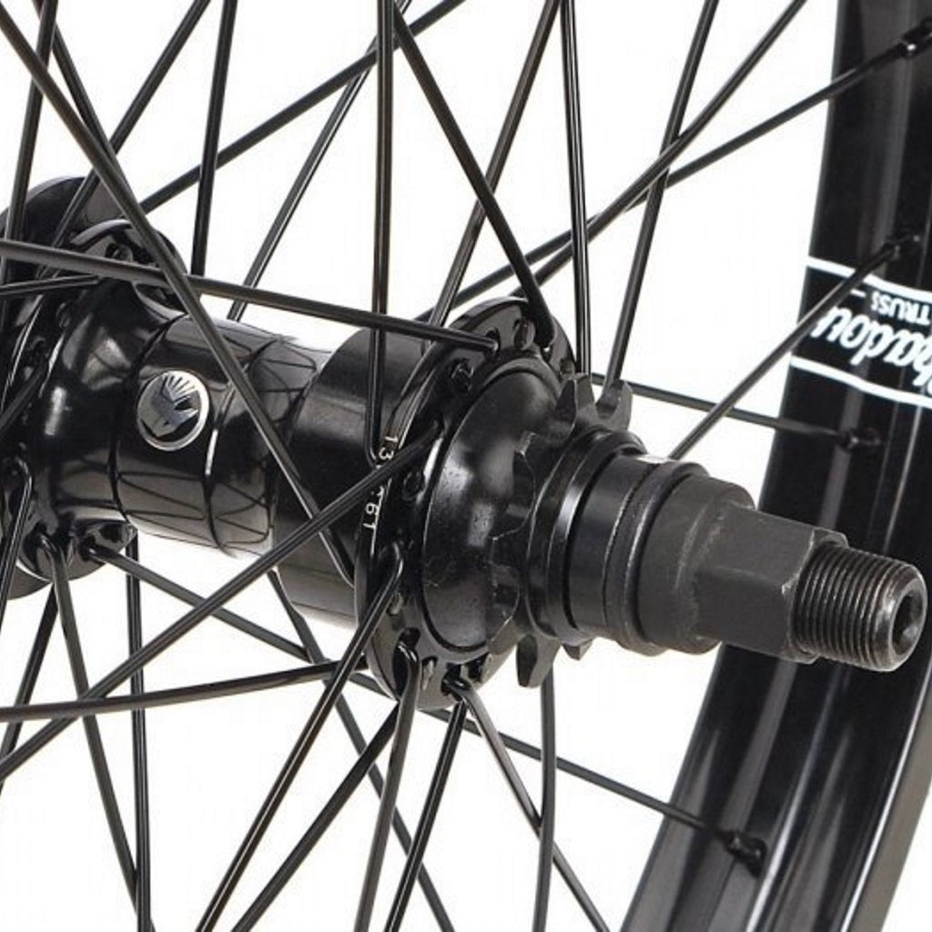 Shadow LHD Symbol rear wheel Black 9 tooth
