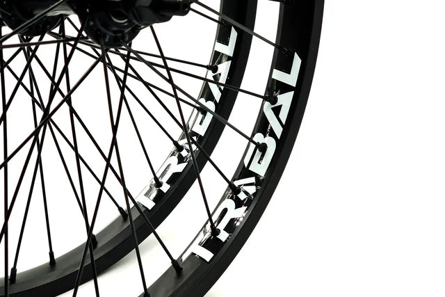 Tribal 20" Wheelset With RHD Cassette Wheel - Black