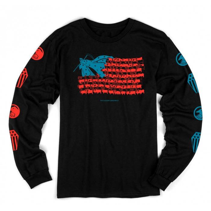 Shadow BCWYF L/S T-Shirt - Black - Waller BMX