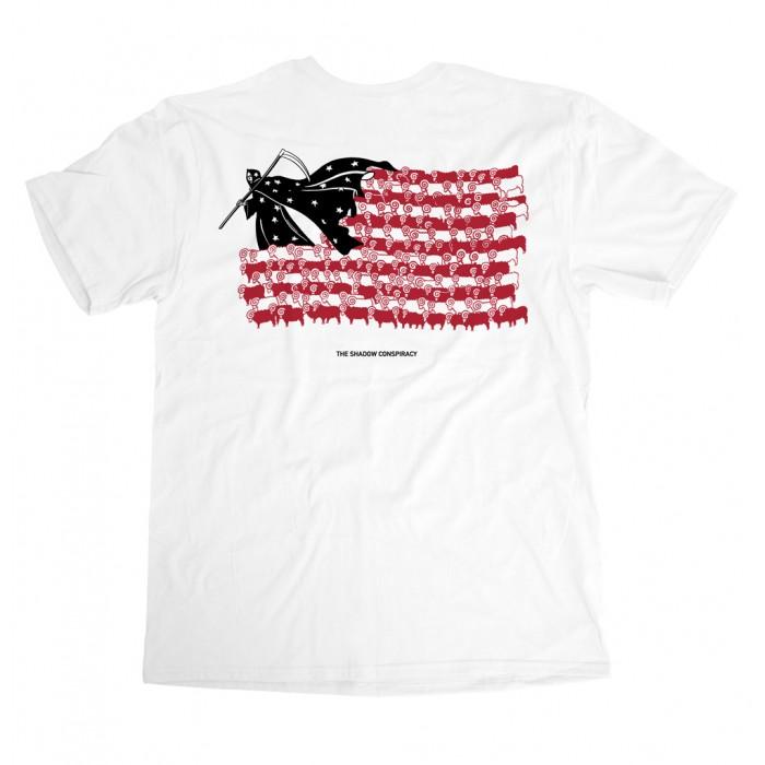 Shadow BCWYF T-Shirt - White - Waller BMX