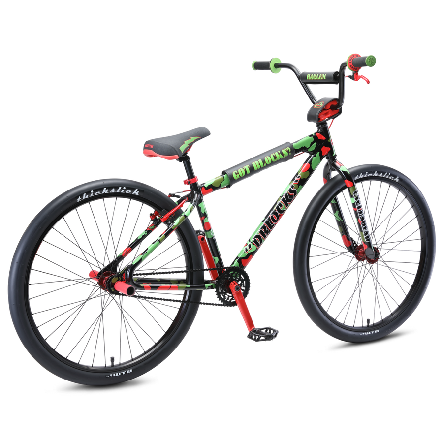 SE Bikes D Blocks Big Ripper 29" Bike - Green/Red Camo