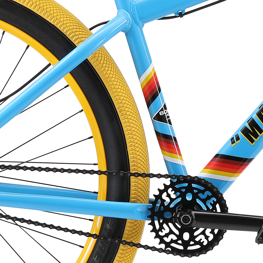Blue and yellow se bike sales