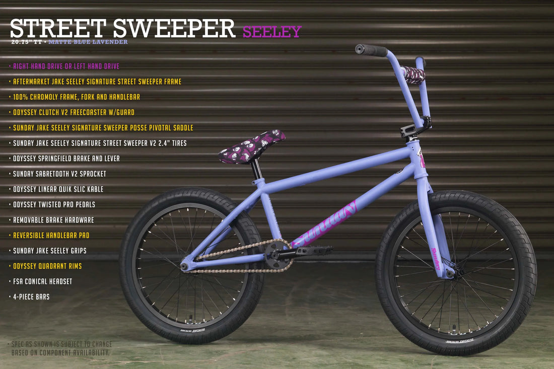 Sunday Street Sweeper 2023 - Jake Seeley Signature 20" Complete BMX Bike