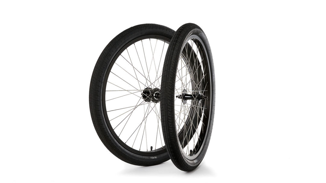 S&M Covid Cruiser 26" Wheelset Black With Tyres