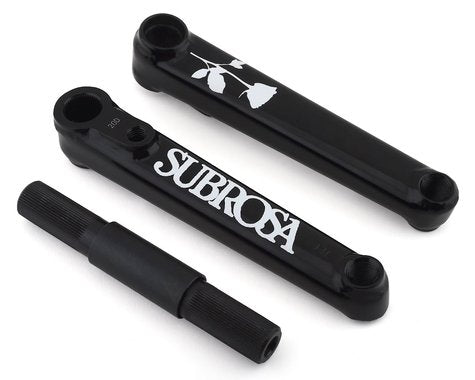 Subrosa Rose Cranks - Matt Black