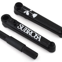 Subrosa Rose Cranks - Matt Black