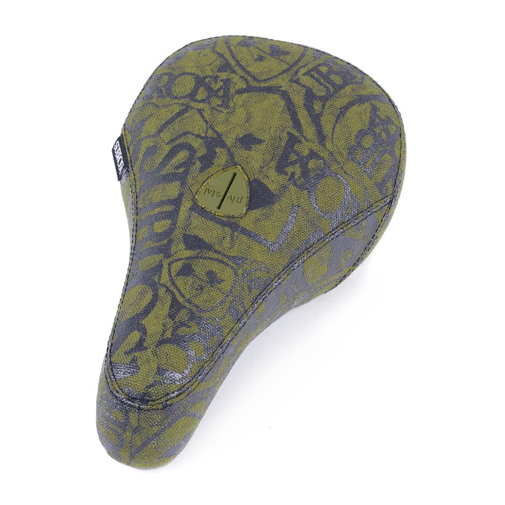 Subrosa Thrashed Mid Pivotal Seat - Army / Black - Waller BMX